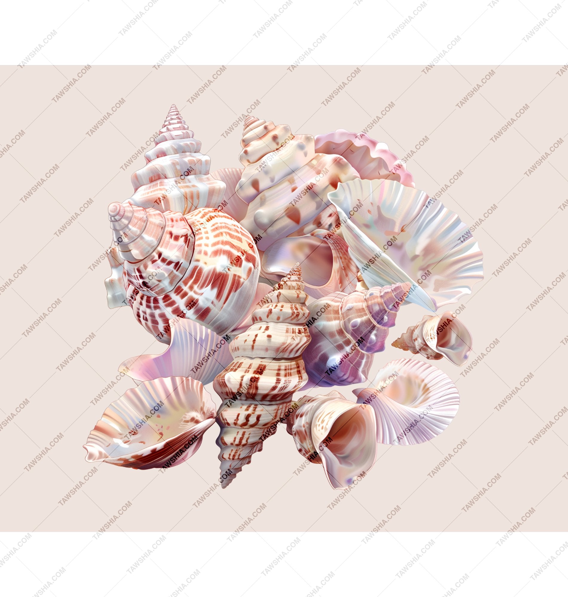 Beautifully Colorful Seashell Collection product