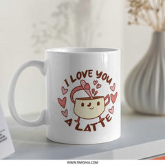 I Love You a Latte Cute Heartwarming Mug product