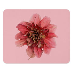 Floral Mouse Pad, Pink Flower Design, Botanical Desk Decor, Trendy Computer Accessory, Unique Gift Idea, Office Essentials - Tawshia