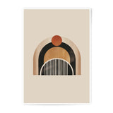 Abstract Photographic Print, Minimalist Wall Art, Geometric Shapes Poster, Boho Home Decor, Modern Art Print, Arch and Circle Art - Tawshia