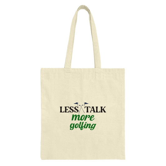 Golfing Tote Bag, Less Talk More Golfing, Golf Lover Gift, Everyday Carryall, Reusable Shopping Bag, Unique Tote Bag, Gift For Golfer - Tawshia