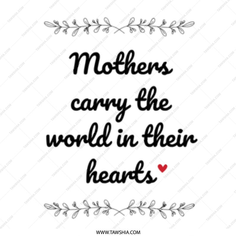 Mothers Day Mug, Gift for Mom, Mothers Day Gift, Heart Mug, Mothers Carry the World, Coffee Mug, Mom Mug, Gifts for Her, Moms Mug - Tawshia