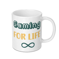 Gaming For Life Mug, Gamer Gift, Unique Gamer Mug, Video Game Mug, Funny Mug, Gift for Gamers, Game Lover, Gamer Decor, Gamer - Tawshia