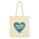 Book Lover Tote Bag, Reader Gift, Library Tote, Bookish Bag, Cute Tote Bag, Star Heart Design - Tawshia