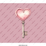 Heart Key BackPack, Pink BackPack, Romantic BackPack, Novelty Heart Key Gift, Cute Girl BackPack, Unique Women BackPack, Stylish BackPack - Tawshia