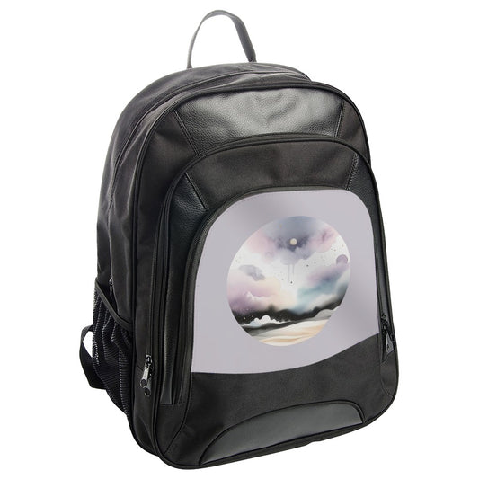 Watercolor Sky BackPack, Pastel Clouds BackPack, Dreamy Landscape BackPack, Modern Art Rucksack, Aesthetic Pastel School Bag - Tawshia