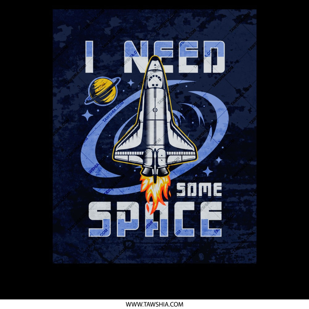 I Need Some Space Rocket Themed Wall Art product