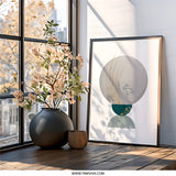 Abstract Shapes Wall Art, Minimalist Art Print, Geometric Wall Decor, Modern Home Art, Contemporary Artwork - Tawshia