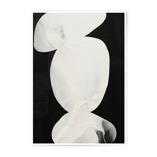 Abstract Art Photographic Print, Modern Wall Decor, Black and White Painting, Minimalist Artwork, Home Decor, Wall Art - Tawshia