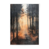 Forest Photographic Print, Misty Path, Dark Woods Art, Landscape Photo, Nature Wall Decor, Home Decor, Fine Art Print - Tawshia