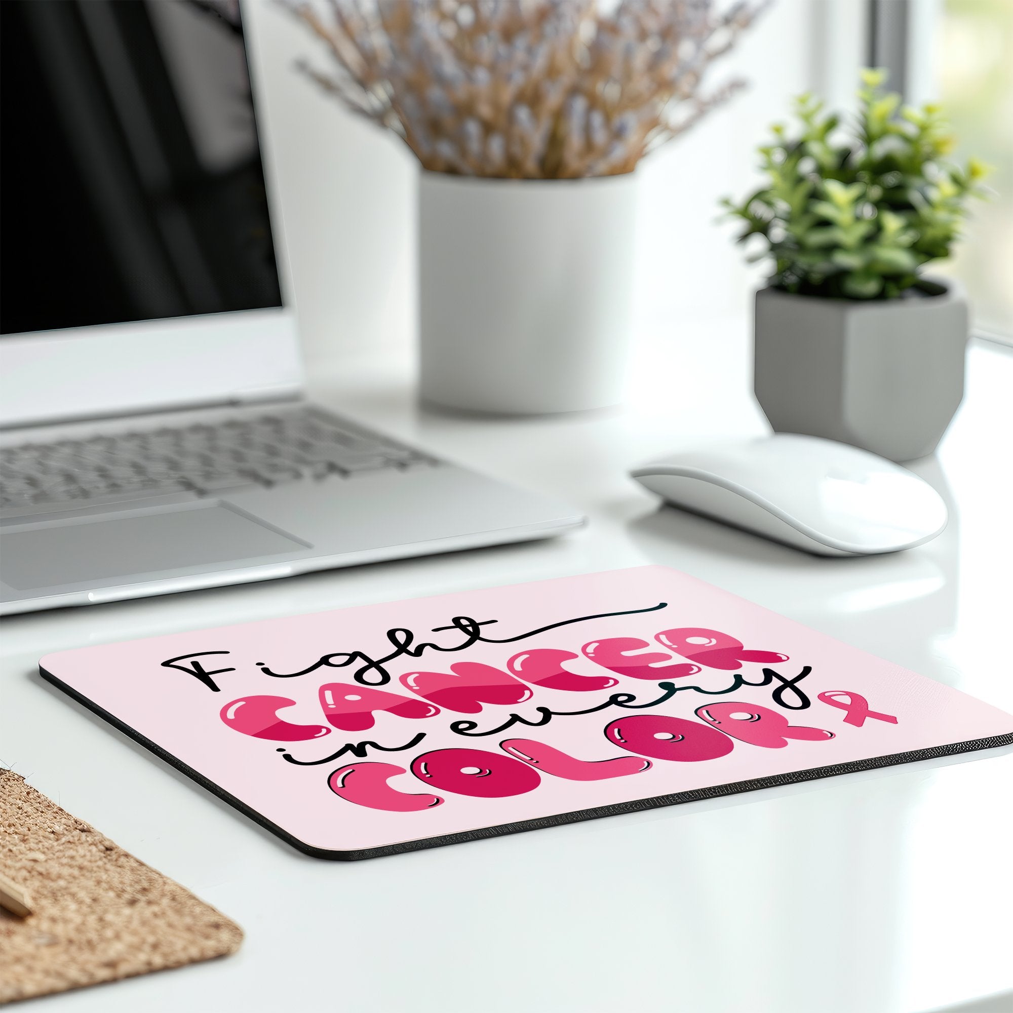Fight Cancer In Every Color Mouse Pad Product