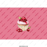 Cherry Cupcake Tumbler, Pink Drinkware, Delicious Dessert Tumbler, Sweet Treat Tumbler, Birthday Gift Idea - Tawshia