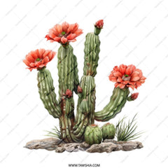 Blooming Cactus Mug, Floral Mug, Southwest Desert Mug, Botanical Mug, Cute Mug, Succulent Mug, Plant Lover Gift, Unique Mug Design - Tawshia