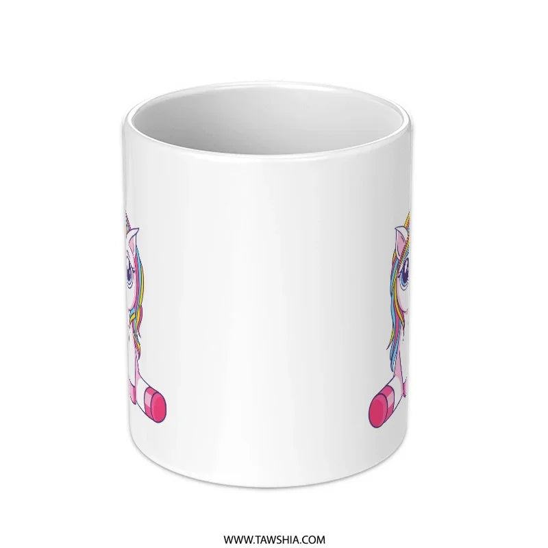 Cute Unicorn Print on Ceramic Coffee Mug product