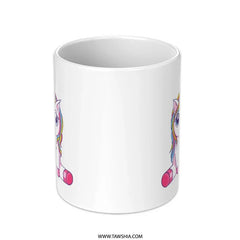 Cute Unicorn Print on Ceramic Coffee Mug product