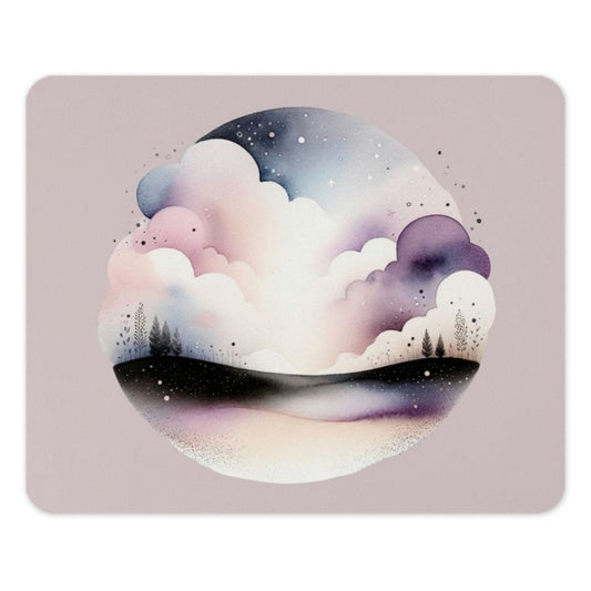 Watercolor Cloud Mousepad, Pastel Sky Desk Mat, Scenic Landscape Computer Accessory, Office Decor Mouse Pad, Dreamy Art Gift Idea - Tawshia