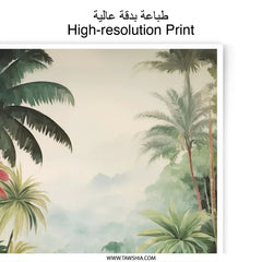 Tropical Photographic Print, Botanical Art Print, Jungle Wall Decor, Exotic Flowers Print, Nature Photography Print, Landscape Photography - Tawshia