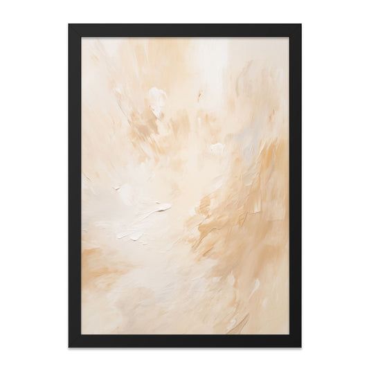 Abstract Art Wall Decor, Beige Painting Print, Neutral Color Wall Art, Modern Abstract Art Print, Minimalist Artwork, Living Room Decor - Tawshia