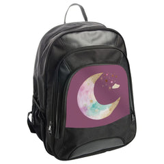 Crescent Moon Backpack, Watercolor Stars Backpack, Celestial Backpack, Cute Backpack, Trendy Backpack, Everyday Backpack, School Backpack - Tawshia