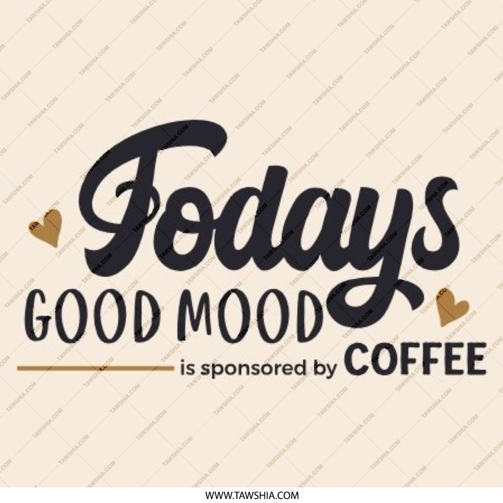 Todays Good Mood Coffee Pinback Button, Coffee Lover, Cute Coffee Badge, Coffee Motivation Gift, Coffee Inspired, Caffeine Fix Pin Button - Tawshia
