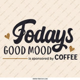 Todays Good Mood Coffee Pinback Button, Coffee Lover, Cute Coffee Badge, Coffee Motivation Gift, Coffee Inspired, Caffeine Fix Pin Button - Tawshia