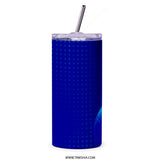 Hilali Football Tumbler, Arabic Script, Blue Soccer Ball, Sports Fan Gift, Born to Win, Hilal Saudi Club, Football Lover, Fan Gift - Tawshia