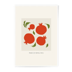 Pomegranate Photographic Print, Modern Art Print, Fruit Wall Art, Kitchen Decor, Minimalist Art, Gallery Wall Art, Home Decor - Tawshia