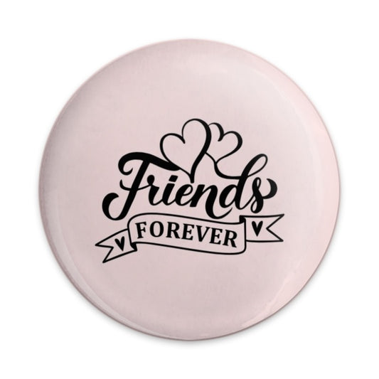 Friends Forever Pinback Button, Best Friend Gift, Friendship Button, Cute Friend Present, Heart Design Pinback Button - Tawshia