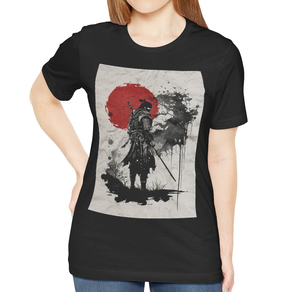 Samurai Warrior Artistic Graphic Print T-Shirt product