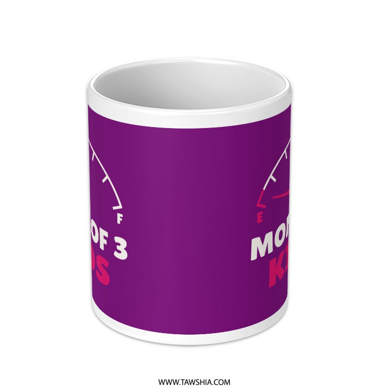 Purple Mug with Fuel Gauge and Fun Text product type