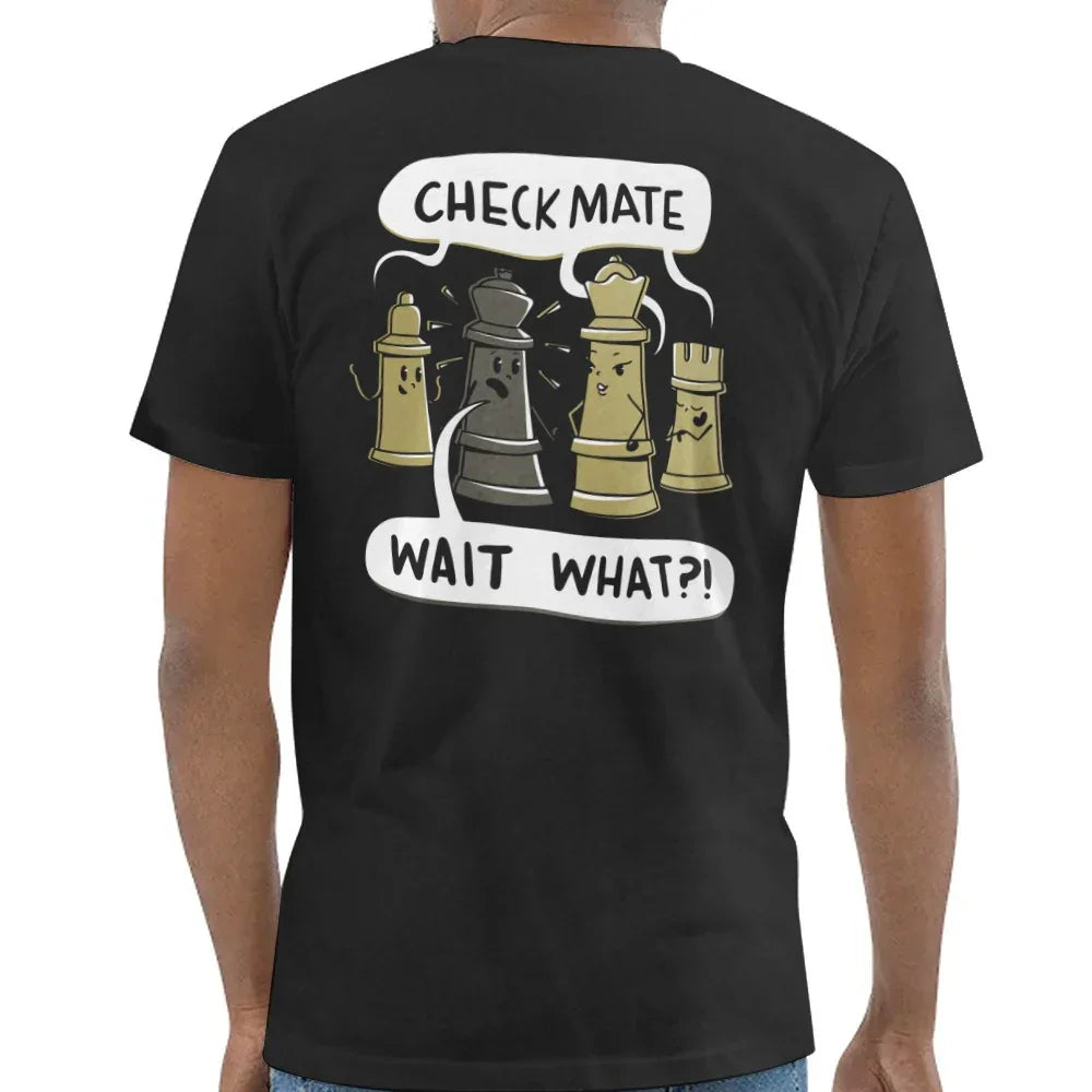 Check Mate Wait What Chess Humor T-shirt product type