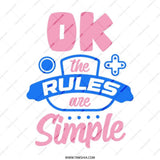 Ok The Rules Are Simple Tote Bag, Gamer Tote Bag, Gaming Tote Bag, Funny Tote Bag, Reusable Shopping Bag, Everyday Bag - Tawshia