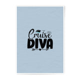 Cruise Diva Photographic Print, Vacation Decor, Travel Art, Nautical Theme, Gift for Her, Cruise Lover, Wall Art, Home Decor - Tawshia
