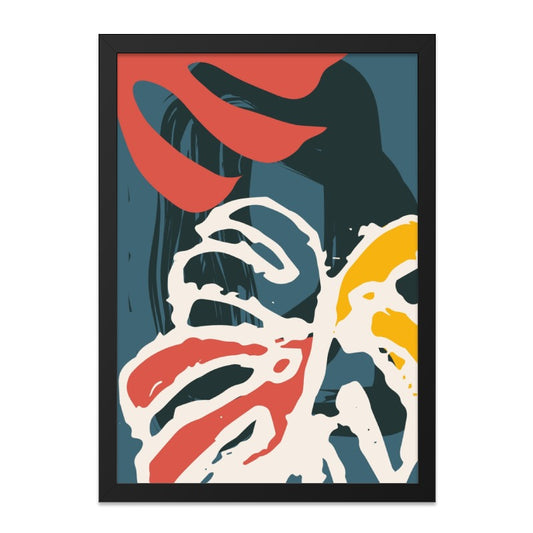 Abstract Wall Art, Modern Art Print, Colorful Wall Decor, Bold Shapes Art, Contemporary Wall Art, Home Decor Art, Trendy Art Prints - Tawshia