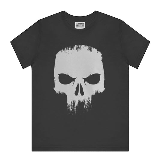 Skull Design on Black T-Shirt Apparel product type
