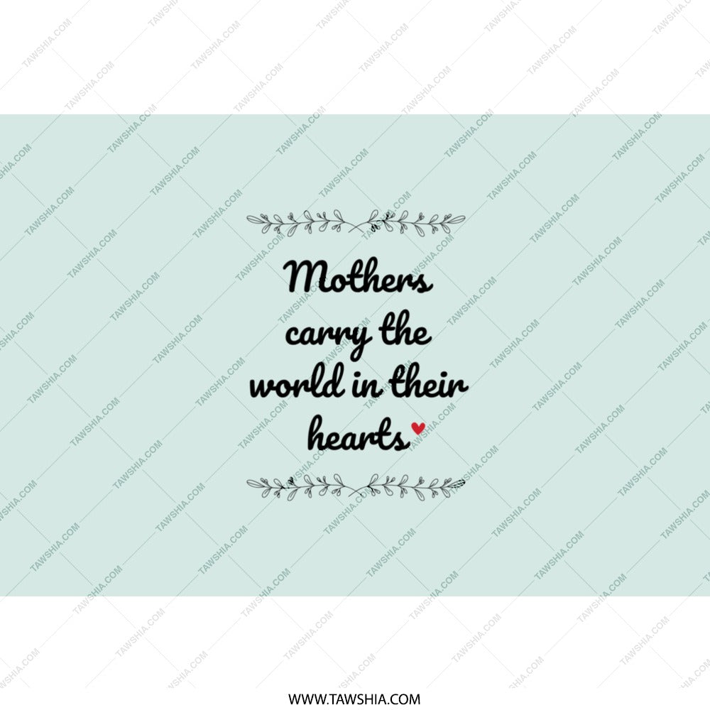 Mothers Day Tumbler, Mothers Carry The World Tumbler, Gift For Mom, Mom Tumbler, Mother's Day Gift, Heart Tumbler, Mothers Gift - Tawshia