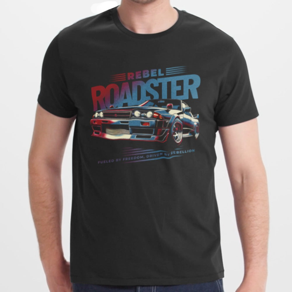 Rebel Roadster Graphic Racing Car Themed T-Shirt Product