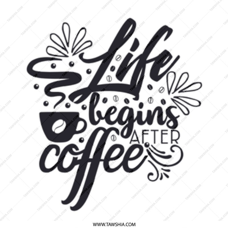 Life Begins After Coffee Mug, Coffee Lover Gift, Inspirational Mug, Funny Coffee Mug, Morning Motivation Mug - Tawshia