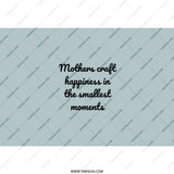 Mothers Craft Happiness Tumbler, Inspirational Quote Gift, Mom Appreciation Present, Gift for Mom, Unique Drinkware, Tumbler with Straw - Tawshia