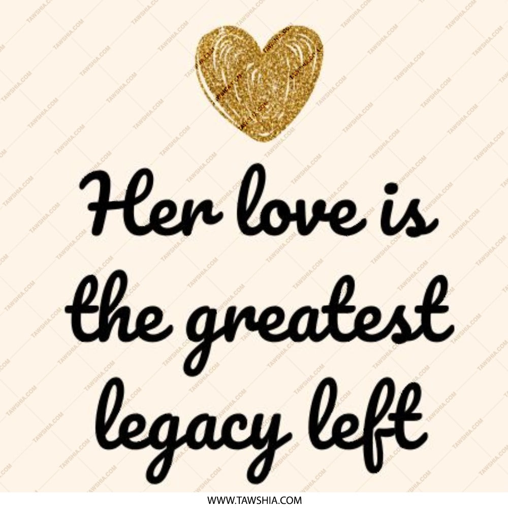 Her Love Legacy Pinback Button, Inspirational Quote Button, Gift For Her, Encouragement Button, Heart Button, Mother's Day Button - Tawshia