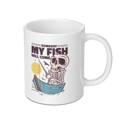 Someday My Fish Will Come Humorous Fishing Mug product