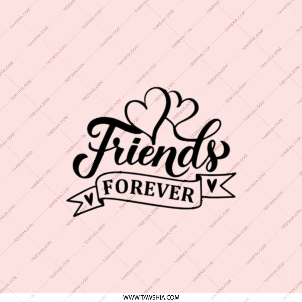 Friends Forever Pocket Mirror, Best Friends, Friendship Gift, Personalized Gift, Pocket Makeup Mirror, Compact Mirror, Gift For Her - Tawshia