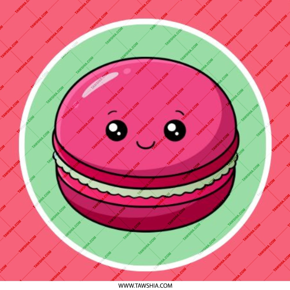 Macaron Pinback Button, Cute Food Button, Kawaii Macaron Pin, Dessert Lover Gift, Sweet Treat, Unique Button, Gift For Baker, Foodie - Tawshia