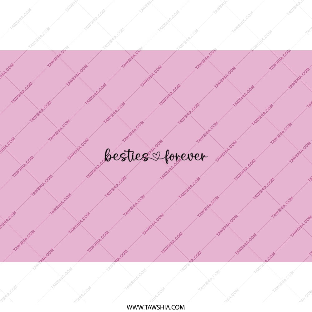Besties Forever Tumbler, Friendship Tumbler, Best Friend Gift, Bestie Tumbler, Gift for Her, Soul Sister Tumbler, BFF Tumbler - Tawshia