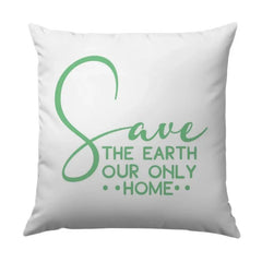 Save the Earth Pillow, Environmental Pillow, Green Earth, Home Decor, Our Planet, Eco Friendly Design, Earth Day, Gift Idea - Tawshia