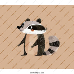 Raccoon Backpack, Cute Animal Backpack, Kids Backpack, School Backpack, Everyday Backpack, Lightweight Backpack, Travel Backpack - Tawshia