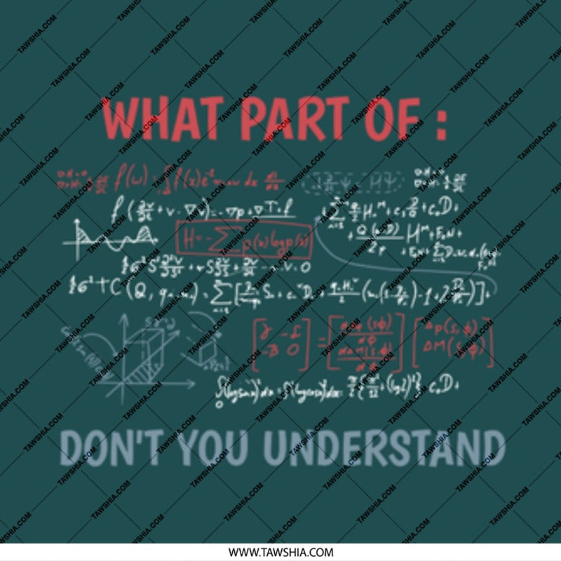What Part Of Math Don't You Understand product