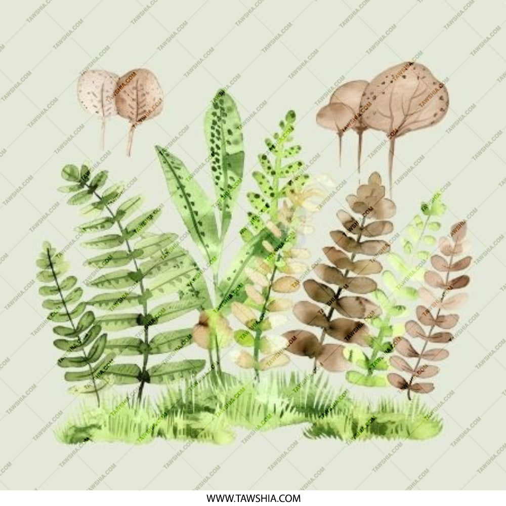 Watercolor Fern Pinback Button, Botanical Badge, Forest Illustration, Nature Inspired Gift, Plant Lover Pin, Unique Accessory - Tawshia