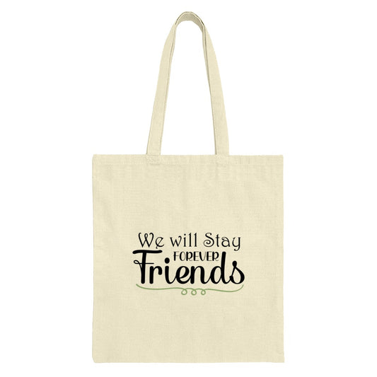 Forever Friends Tote Bag, Friendship Gift, Best Friend Present, Cute Tote, Shoulder Bag, Gift for Her, Everyday Bag - Tawshia