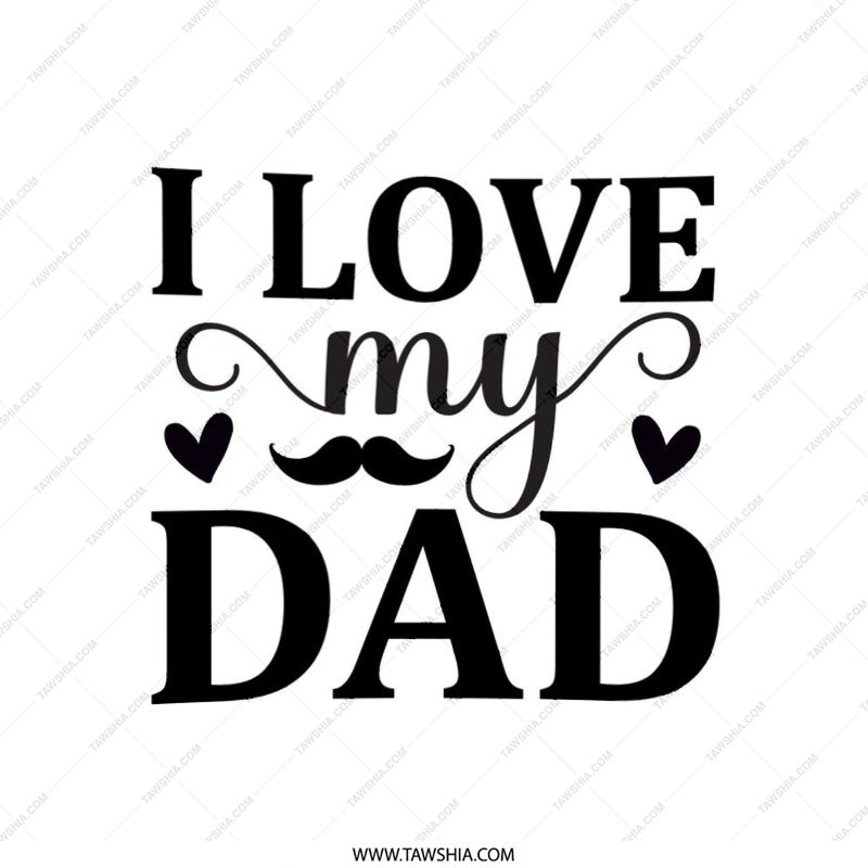 I Love My Dad Pillow, Father's Day Gift, Dad Gift Idea, Best Dad Ever Pillow, Decorative Pillow for Father, Dad Birthday Pillow - Tawshia